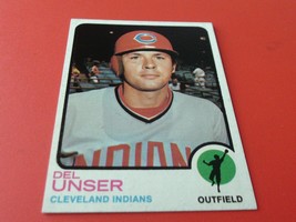 1973 Topps # 247 Del Unser Indians Baseball Ex !! - £64.34 GBP