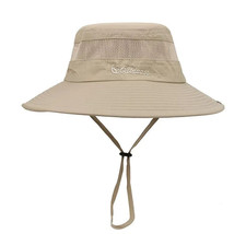 Women&#39;s Light  Beige UV-Proof Breathable Fishing Bucket Hat - £10.25 GBP