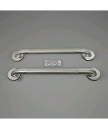 18&quot; Safety Rail Grab Bars Stainless Steel Textured Grip 1 1/4&quot; w Screws ... - $33.64 CAD