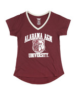 ALABAMA A&amp;M V-NECK TEE UNIVERSITY FOOTBALL JERSEY BULLDOG SWEATSHIRT HBC... - $47.66 CAD