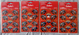 Creative Converting Mudslinger Sticker Sheets Lot of 4 SKU - £21.10 GBP