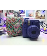 Fujifilm Instax Mini 8 Instant Film Camera Purple Colorful Case Preowned - $55.60 CAD