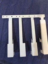 Casio LK-135 LK-230 LK-265 electronic keyboard white key set D-F-A-C keyset - $259.89 MXN