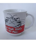 Keep Your Paws Off My Mug Coffee Tea Cranky Cat Mug Sandra Boynton Japan... - £10.19 GBP