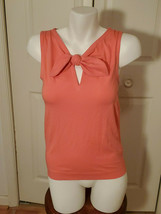 Kate Spade Pomona Tank Top Bow Flamingo Pink Size Small (NWOT) - £35.61 GBP