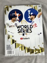 2017 World Series Program! Dodgers Vs Astros! Trash Can Not Included. Un... - $99.98