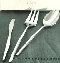 Lenox Acacia 3 piece Serving Set Stainless Flatware New - £19.44 GBP