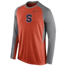 NWT New Syracuse Orange Nike Dri-Fit On-Court Small Long Sleeve Shooting Shirt - £34.91 GBP