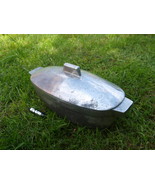 ANTIQUE  SOVIET RUSSIAN USSR ALUMINUM OVAL LIDDED ROASTING POT PAN ABOUT... - €42,63 EUR