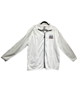 Team USA Olympics Unisex Adult BDA Track Jacket Ivory White Full Zip Poc... - $12.81