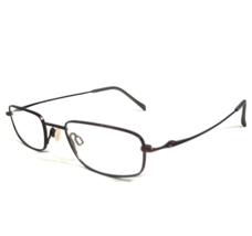 Charmant Eyeglasses Frames CH85722 COLOR BR Brown Rectangular Full Rim 47-19-140 - £36.63 GBP