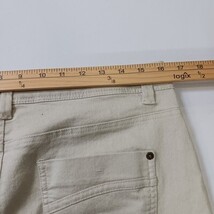 Christopher & Banks RN#63823 Women's Tan/Khaki Cotton Blend Denim Skirt Size 8 image 5