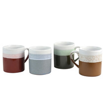 Gibson Home Terra Firma 23 oz. Mug Set in Assorted Colors, Set of 4 - £39.48 GBP