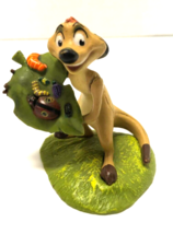 Disney Lion King TIMON WITH GRUBS 2&quot; PVC Vintage Cake Topper Figure - $4.95