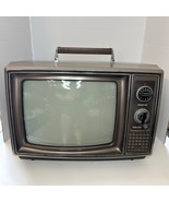 Admiral Solarcolor TV SKC1301 CRT 1978 Vintage Retro Decor Handle Powers On - $118.63