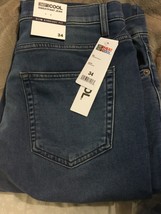 32 Degrees Cool stretch jeans sweatpant slim straight fit 34 32 NEW medium wash - £15.78 GBP