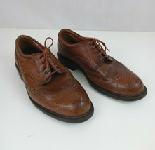 FRYE David Brown Leather Cap Toe Oxford Shoes Size 8M - £19.06 GBP