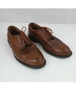 FRYE David Brown Leather Cap Toe Oxford Shoes Size 8M - £19.20 GBP