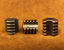 Brass Knife Lanyard Bead, EDC Tribal Charm - $6.99