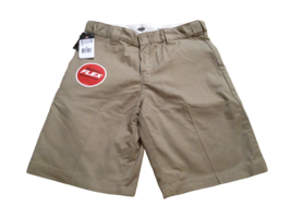 NEW Dickies Size 32 Khaki 11&quot; Relaxed Flex Fit Shorts Multi Pocket Tan N... - $33.81