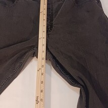 Riders by Lee Classic Fit Straight Leg Womens Denim Black Jeans Size 16M (34×26) image 11