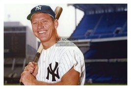 Mickey Mantle New York Yankees Baseball Player Smiling 4X6 Photo - £6.23 GBP