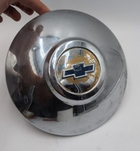 1949-50 Chevy Dog Dish Hubcaps Center Hub Caps Original Chevrolet Povert... - £19.32 GBP