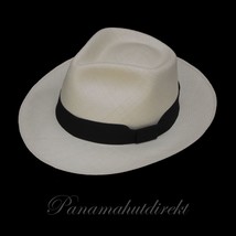 Genuine Panama Hat - Montecristi &quot;Diamante&quot; fino,  Men Woman Straw Fedora Sun - £191.04 GBP