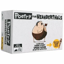 Exploding Kittens Poetry for Neanderthals Word Card Game - $202.16 MXN