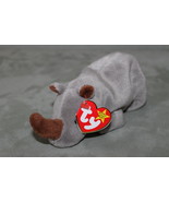 Ty Beanie Babies Collection Spike The Rhino Plush Stuffed Animal Toy - £5.88 GBP