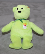 Ty Teenie Beanie Babies Fries The Bear Lt Green Plush Stuffed Animal Toy - £2.34 GBP