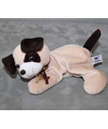 7&quot; A &amp; A Plush Inc Beige Beanie Dog Stuffed Animal Toy - $5.99