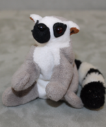 Wildlife Artists Inc Plush Ring Tailed Lumer Beanie Stuffed Animal Toy - £5.83 GBP