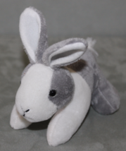 6&quot; Plush Bunny Stuffed Animal Toy Gray and White - $2.99