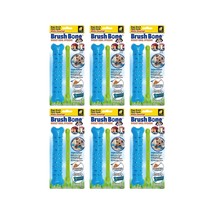 BrushBone Doggy Toothbrush Chew Toy, Plaque &amp; Tartar Remover (6 Pack) - $24.74