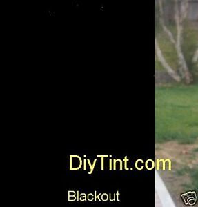Primary image for Black out glass window tinting film BlackOut Tint 37X60