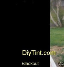 Black out glass window tinting film BlackOut Tint 37X60 - $28.04