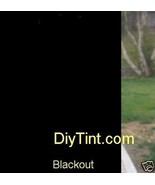 Black out glass window tinting film BlackOut Tint 37X60 - $28.04