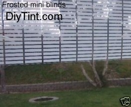 Frosted Mini Blind window home office film Tint 37&quot;X60&quot; - $28.04