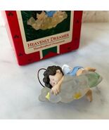 Hallmark Christmas Ornament Heavenly Dreamer 1986 Baby Angel Sleeping on... - $13.15 CAD