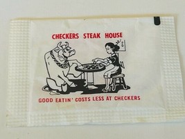 Hawaii CH sugar packet 1960s ephemera advertising C and H Checkers Steak... - $12.82