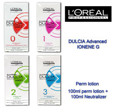 L&#39;Oreal Loreal Dulcia Advanced IONENE G Perm lotion 100ml  + Neutralizer 100ml - £12.50 GBP