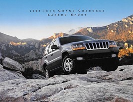 2002 Jeep GRAND CHEROKEE LAREDO SPORT sales brochure sheet US 02 - £4.70 GBP