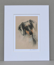 Dachshund Dog Art Print Solomon - £11.81 GBP