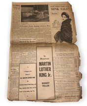 Martin Luther King &amp; Palm Sunday Chicago Tribune April 1968 Newspaper Page Sec.1 - £5.34 GBP