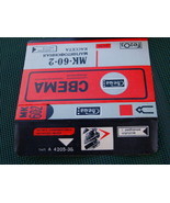 VINTAGE SOVIET RUSSIAN USSR SVEMA MK-60-2 CASSETTE 2x30 MIN 1986 BLACK RED - $131.35 MXN