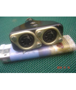 VINTAGE SOVIET RUSSIAN USSR 2 MONO DIN TO 1 STEREO DIN PLUG ADAPTER - $17.62 CAD