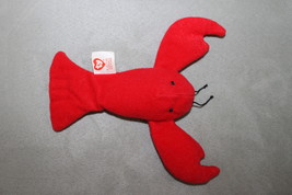 Ty Teenie Beanie 6&quot; Red Lobster Plush Stuffed Animal Toy - £2.38 GBP