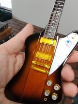 TOM PETTY - GIBSON Firebird V Sunburst 1:4 Scale Replica Guitar ~Axe Heaven~ - £47.46 GBP