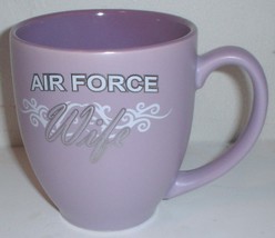 ceramic coffee mug: USAF US Air Force "Air Force Wife" - $15.00